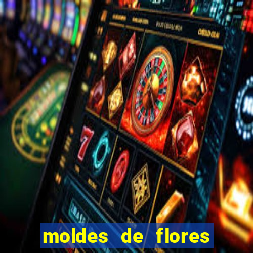 moldes de flores gigantes para imprimir